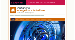 Desktop Screenshot of ingegneriadellenergia.net