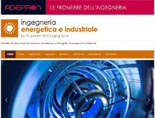 Tablet Screenshot of ingegneriadellenergia.net